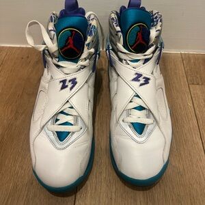 women’s White and Blue Jordan Shoes